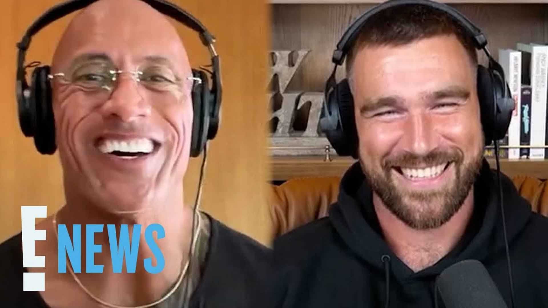 Jason Kelce Dwayne Johnson Travis Kelce Baby Plans