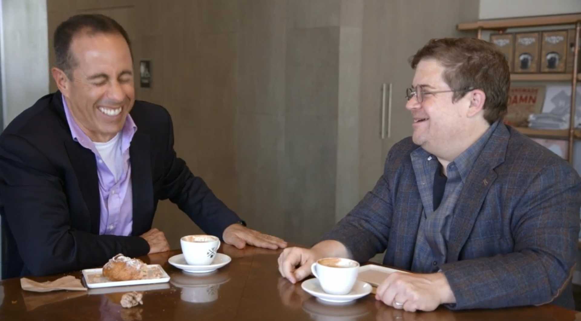 Jerry Seinfeld Patton Oswalt Downtown Los Angeles