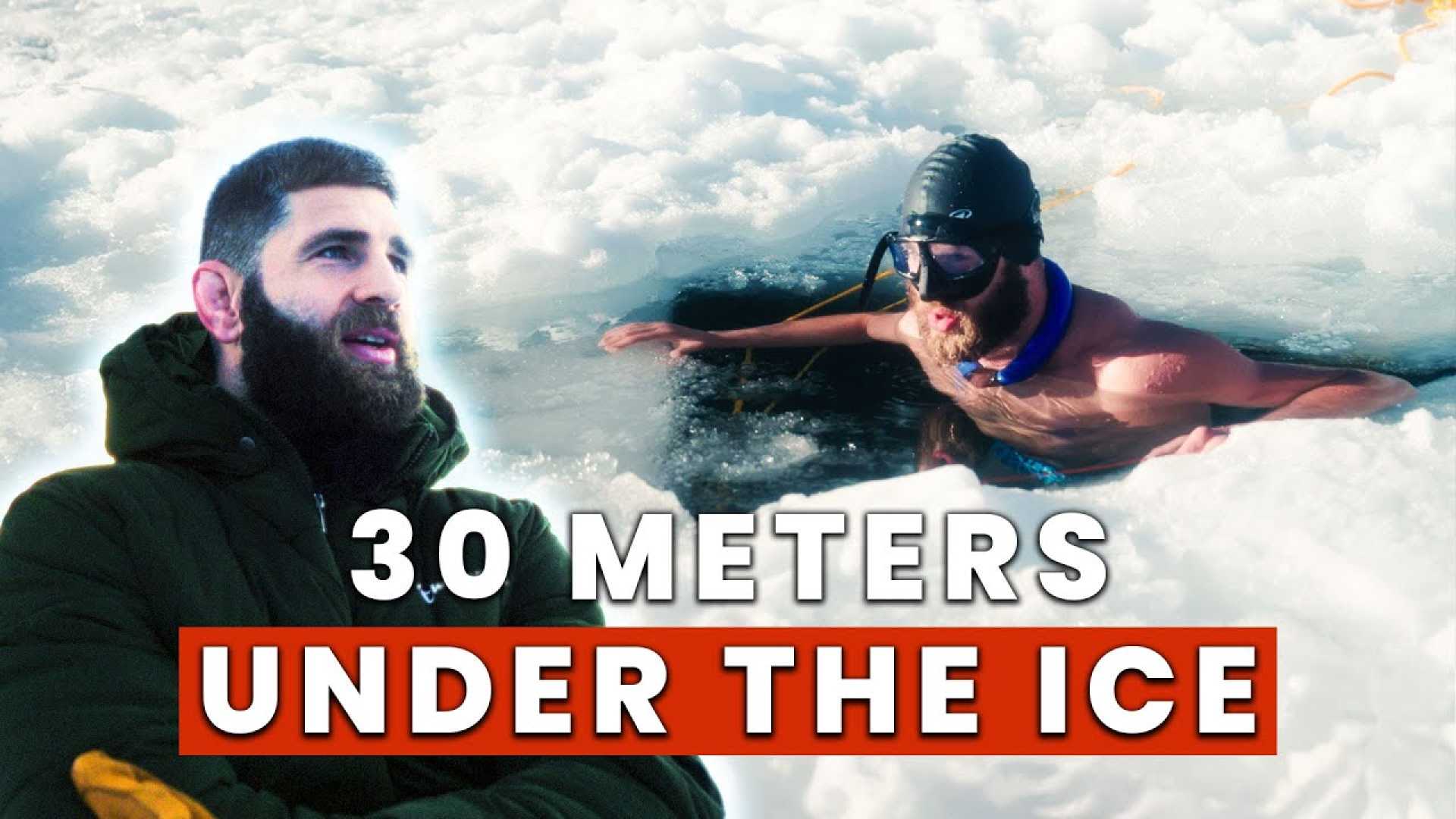 Jiri Prochazka Underwater Ice Training