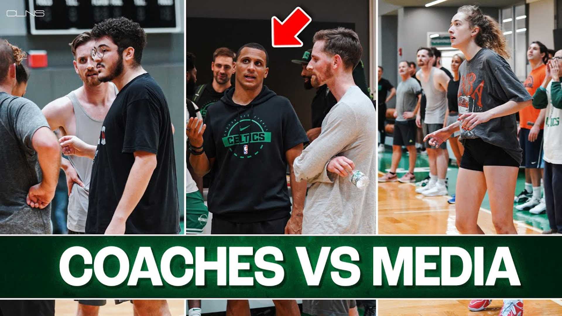 Joe Mazzulla Celtics Coaches Media Game