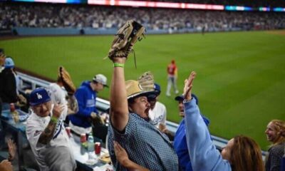 Jonas Gomez Dodgers Fan Home Run Catch