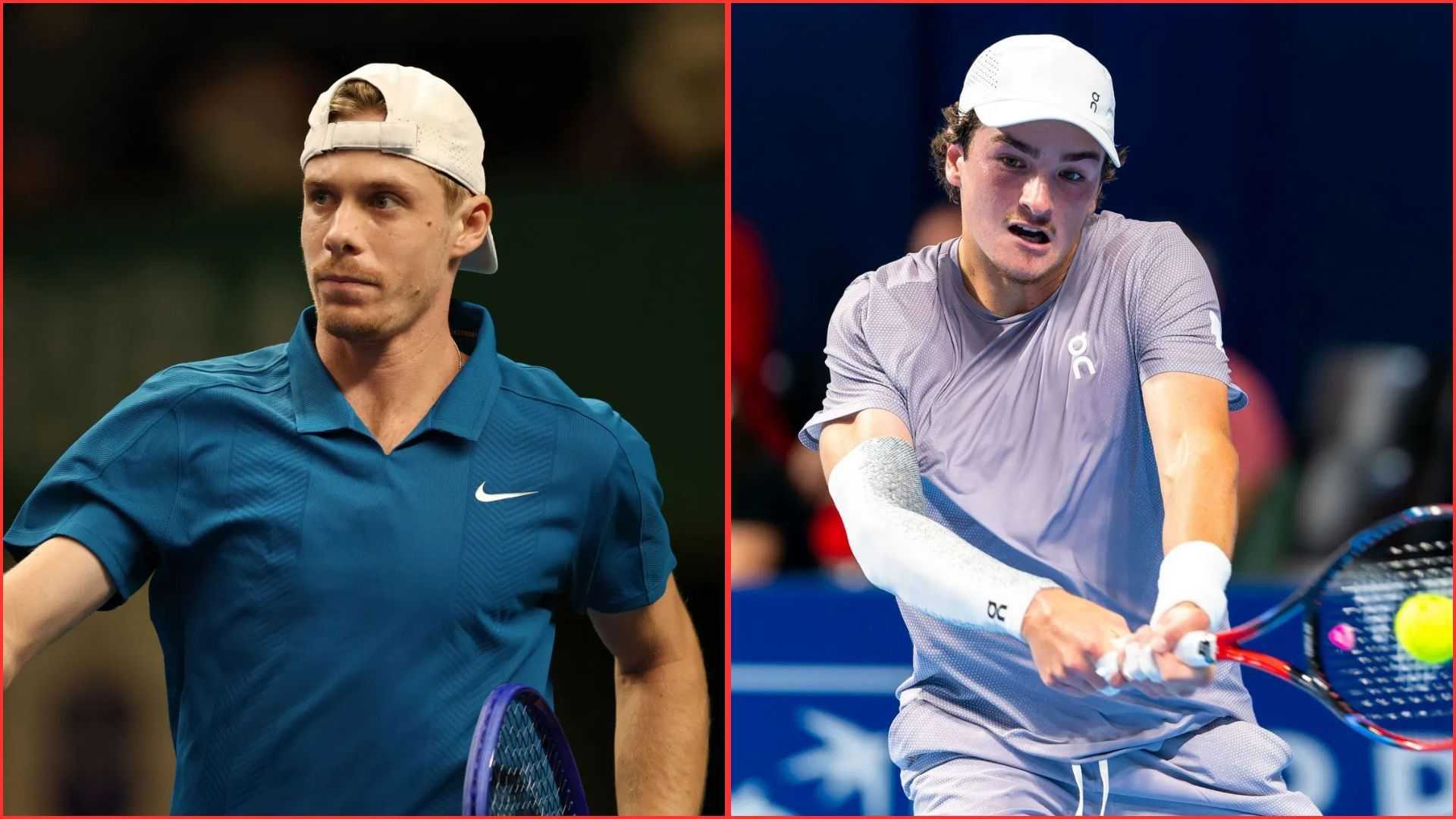 João Fonseca Denis Shapovalov Tennis Match