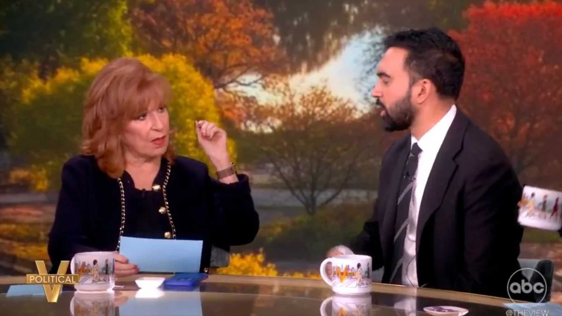 Joy Behar Zohran Mamdani The View