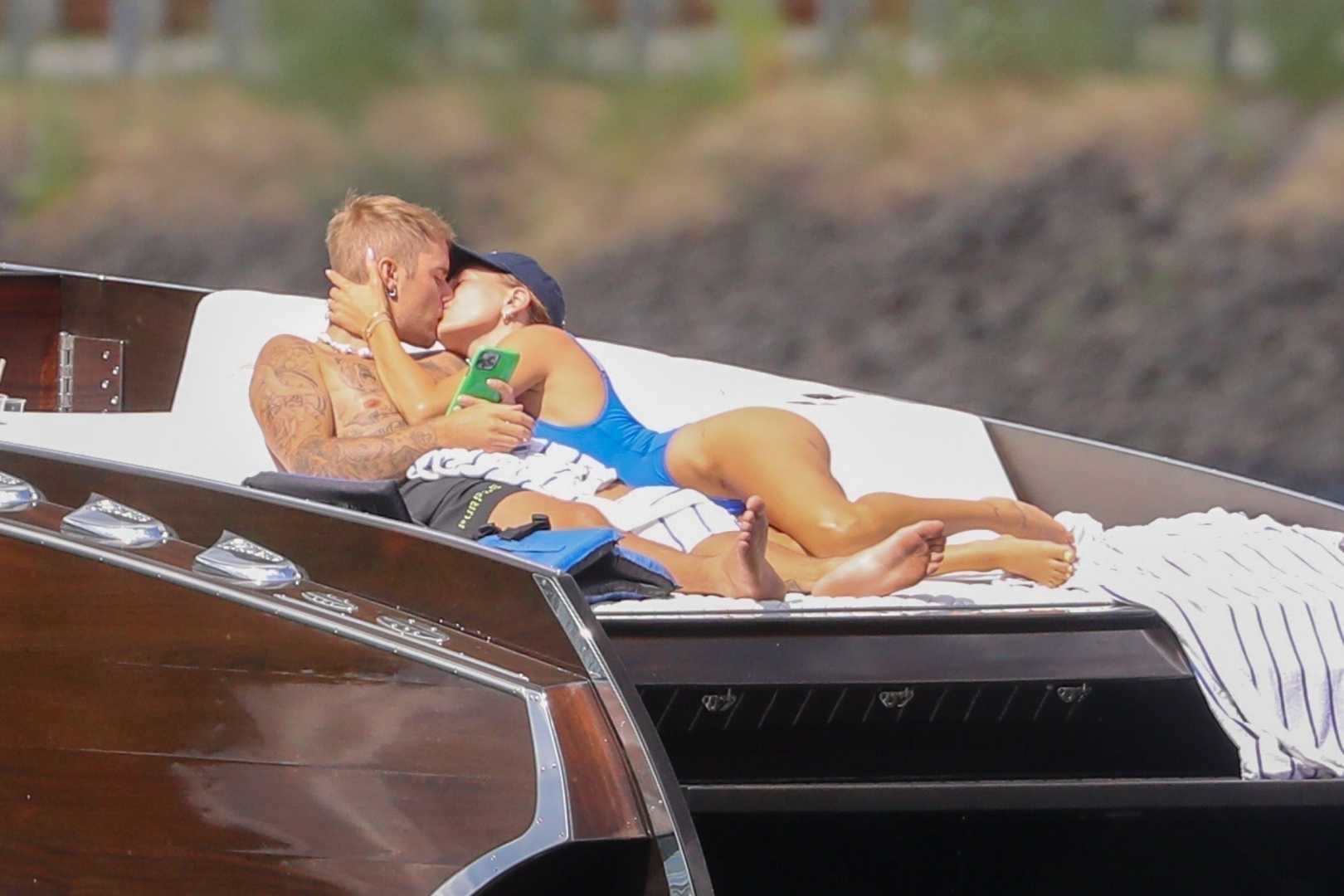 Justin Bieber Hailey Bieber Lakeside Vacation