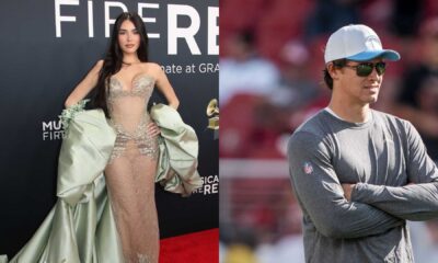 Justin Herbert Madison Beer Sideline Appearance