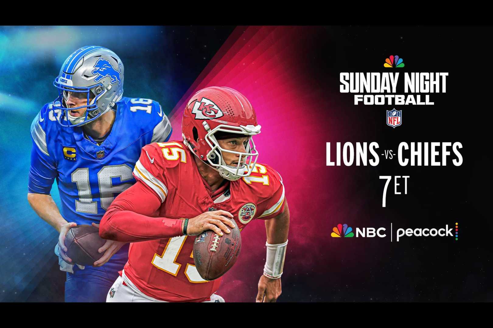 Kansas City Chiefs Detroit Lions Sunday Night Football