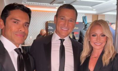 Kelly Ripa Mark Consuelos Hall Of Fame Gala