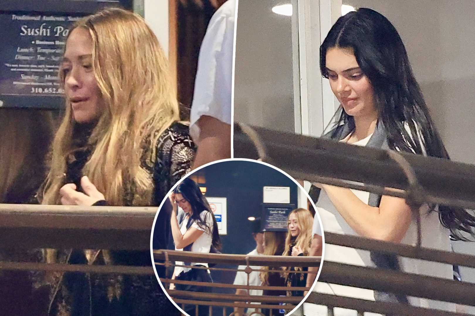 Kendall Jenner Mary Kate Olsen Sushi