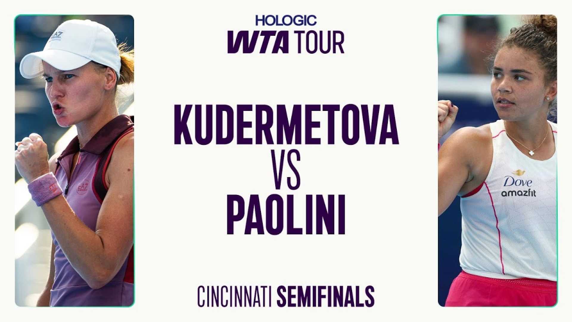 Kudermetova Vs Paolini Tennis Match
