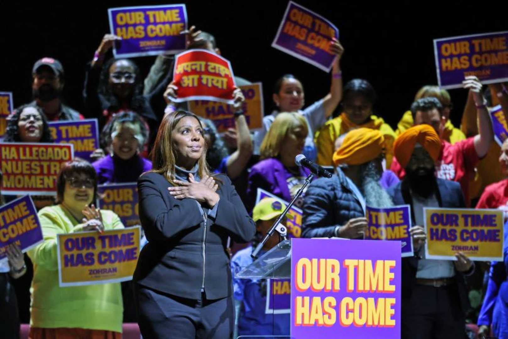 Letitia James Campaign Rally Manhattan