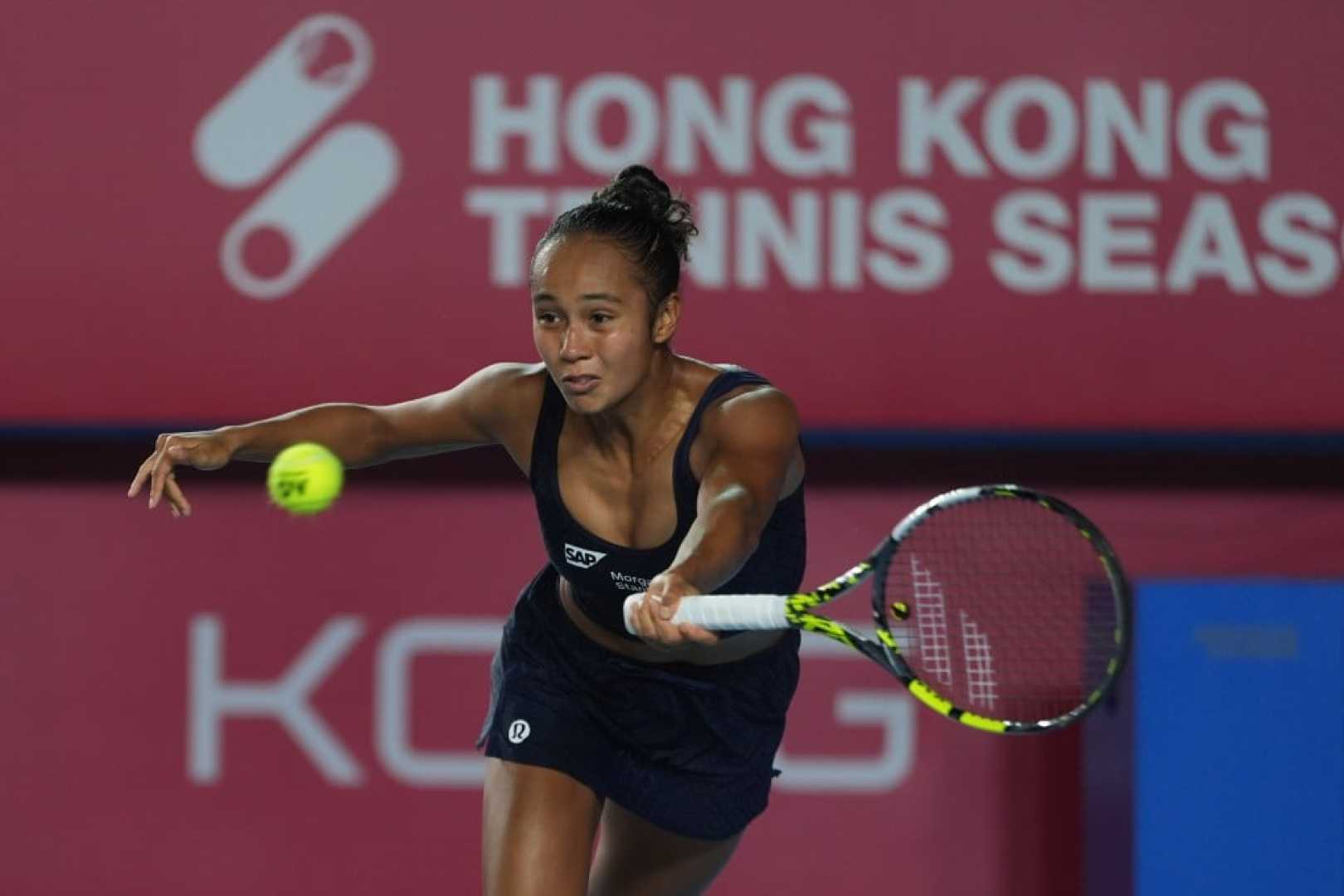 Leylah Fernandez Tennis Match