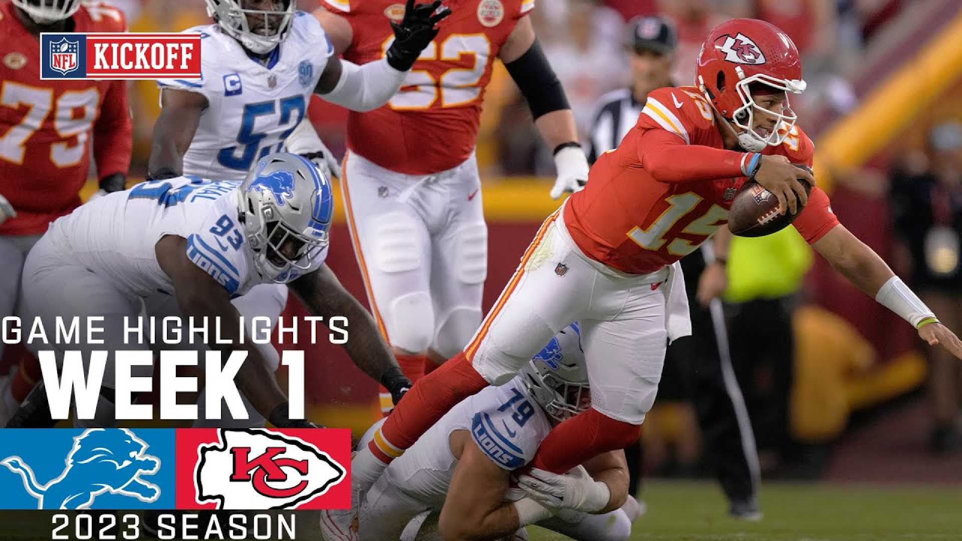 Lions Vs Chiefs Game Highlights