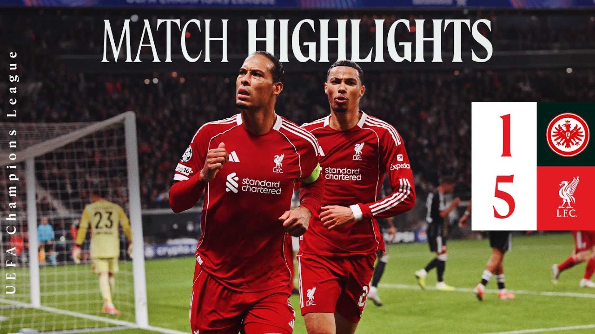 Liverpool Vs Eintracht Frankfurt Match Highlights