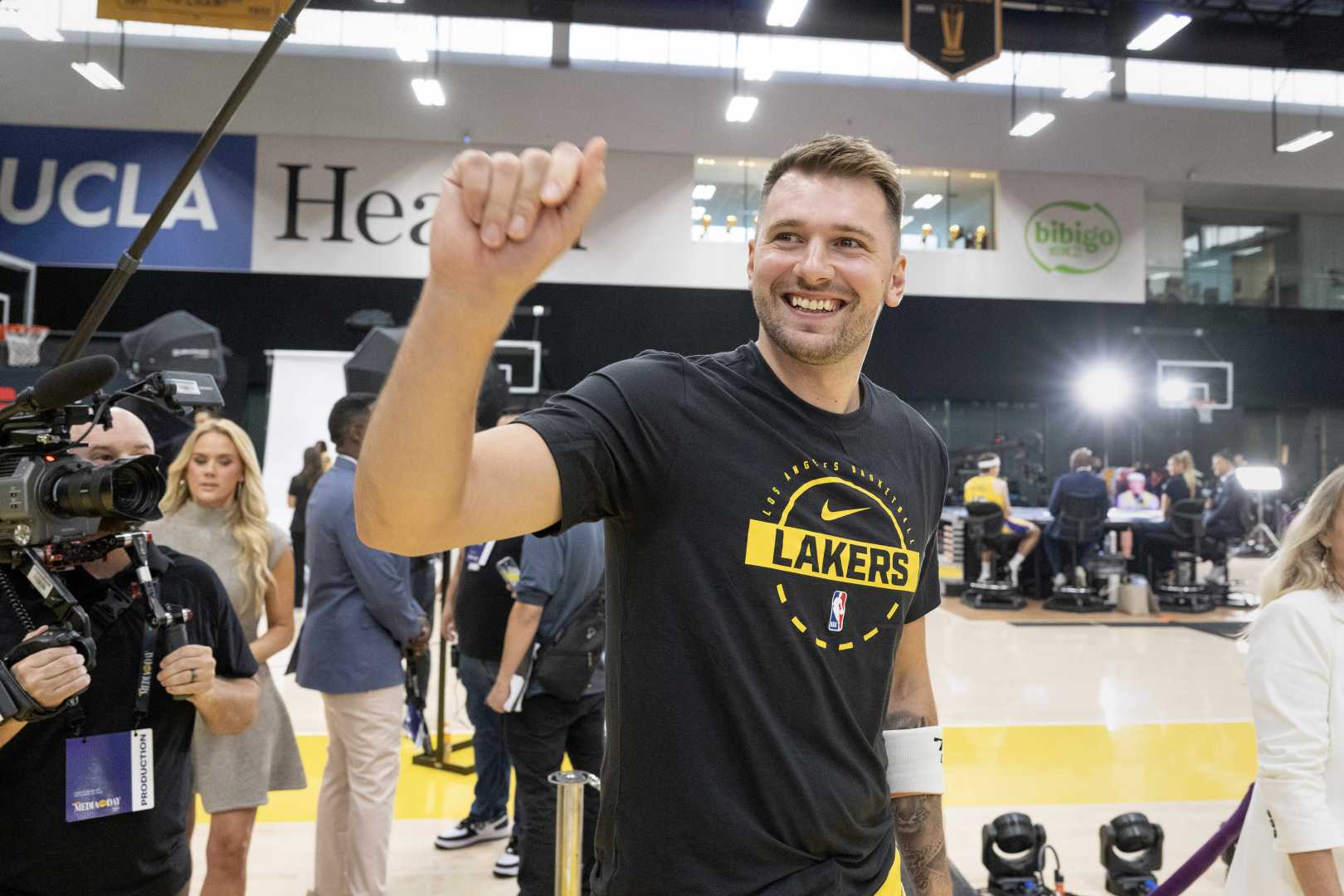 Luka Doncic Lakers Training Camp