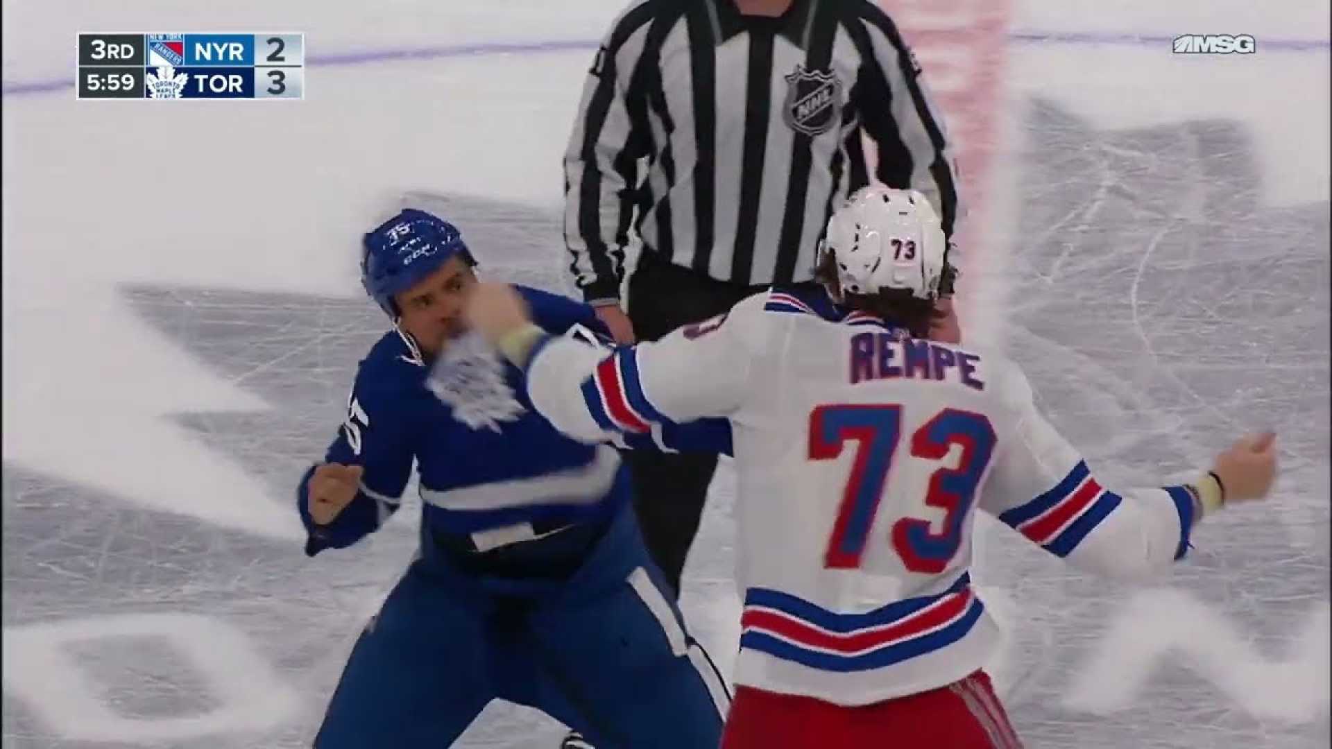 Matt Rempe Ryan Reaves Nhl Fight