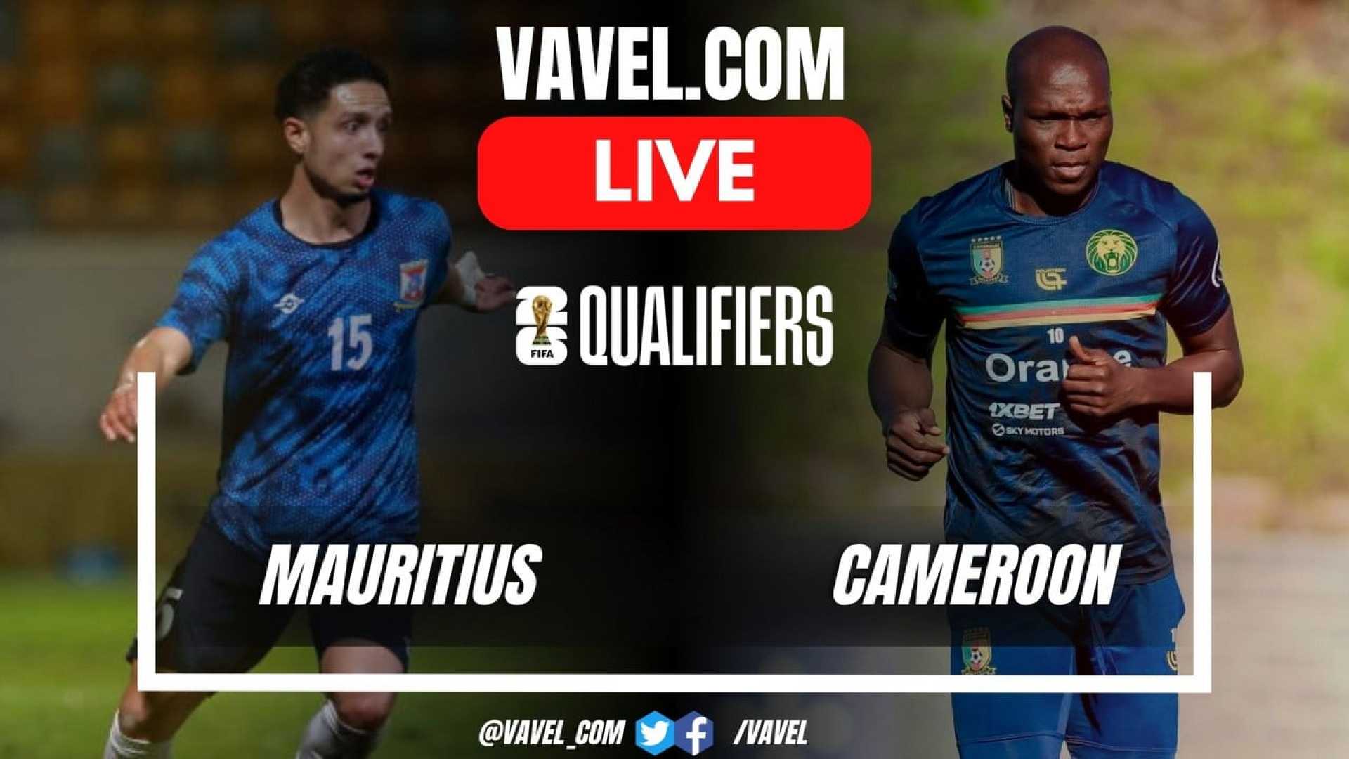 Mauritius Vs Cameroon Football Match