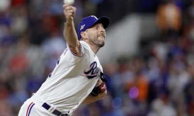 Max Scherzer Pitching In Playoff Game