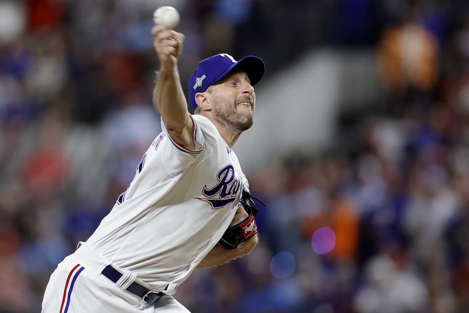 Max Scherzer Pitching In Playoff Game