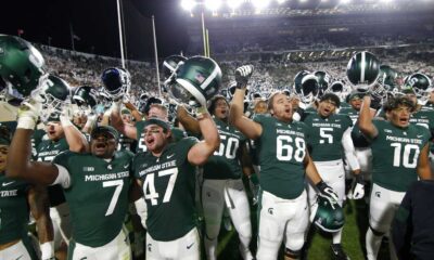 Michigan State Football Team Vs Nebraska