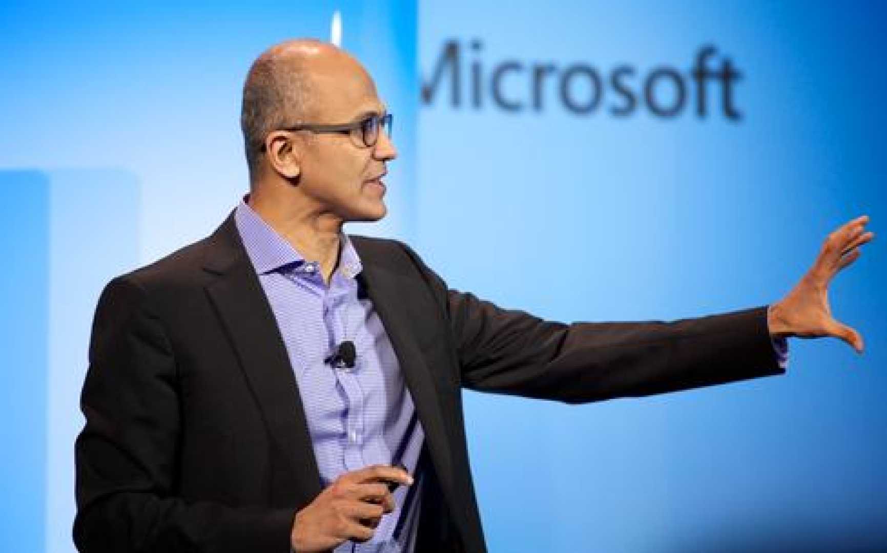 Microsoft Ceo Satya Nadella Speaking