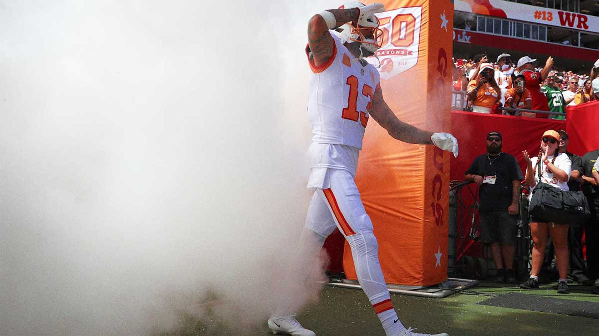 Mike Evans Egbuka Nfl Game Time Decisions