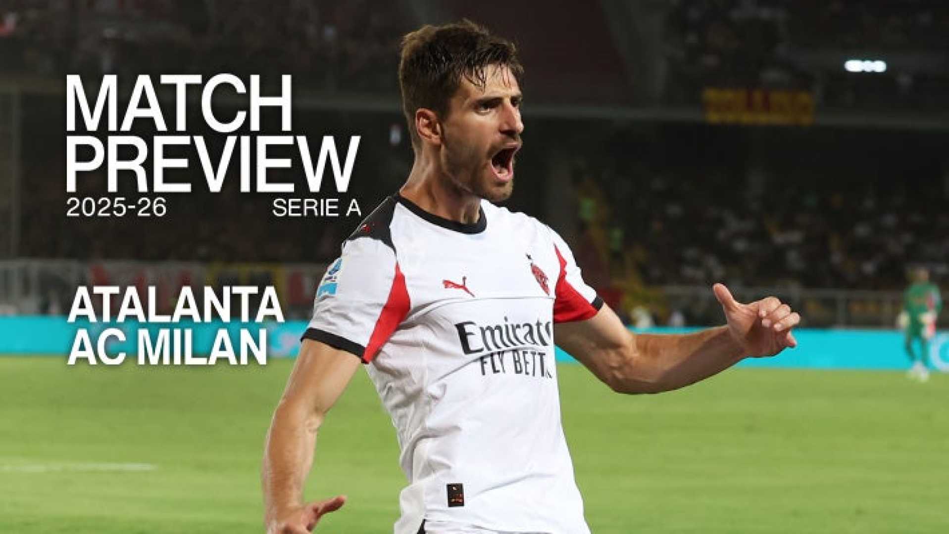 Milan Atalanta Football Match October 2025