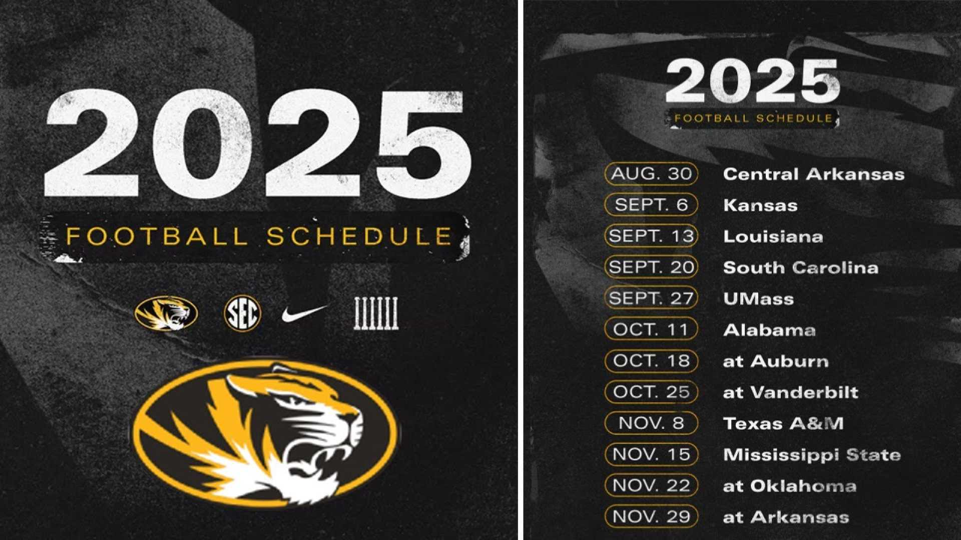Missouri Tigers Football Season 2025