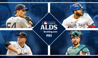 Mlb Playoff Action Detroit Tigers Blue Jays