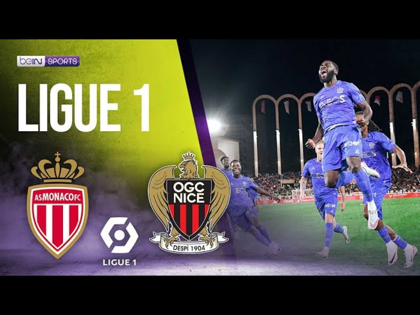 Monaco Vs Nice Ligue 1 Match