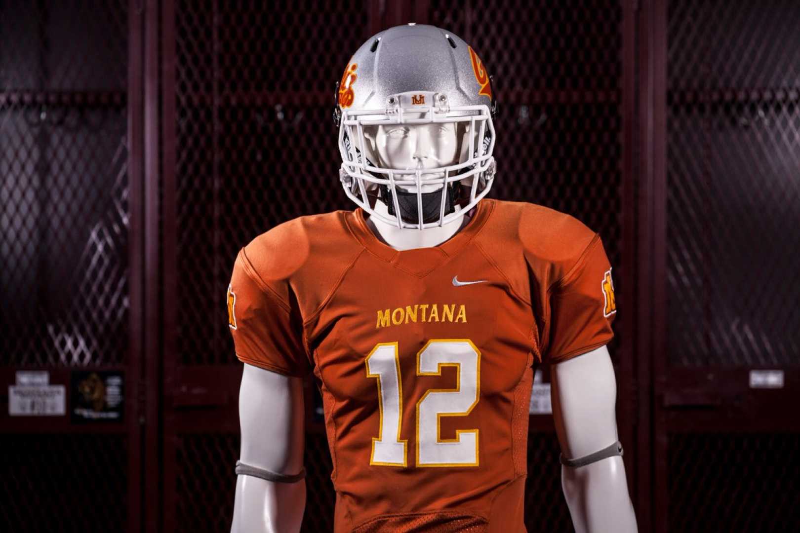 Montana Grizzlies Football Throwback Uniforms