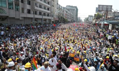 Myanmar Festival Protest Aerial Attack