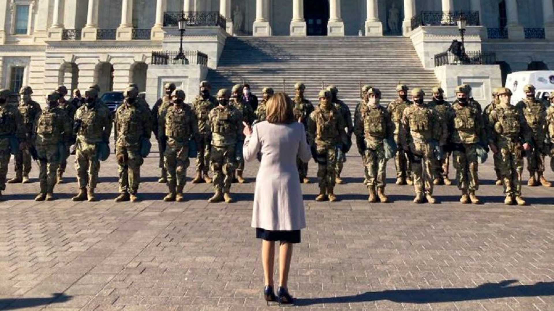 Nancy Pelosi Capitol January 6 National Guard
