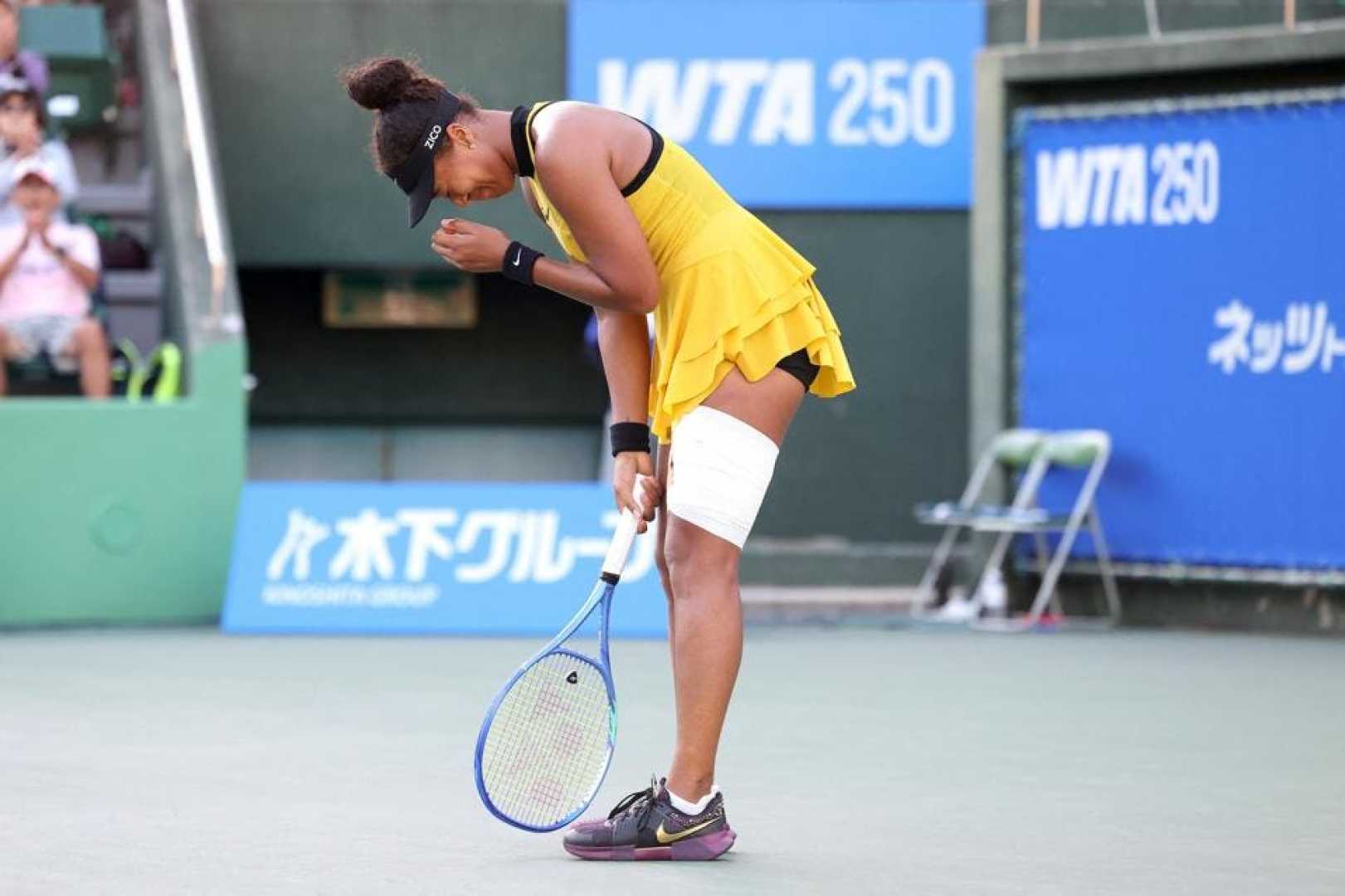 Naomi Osaka Injury Japan Open