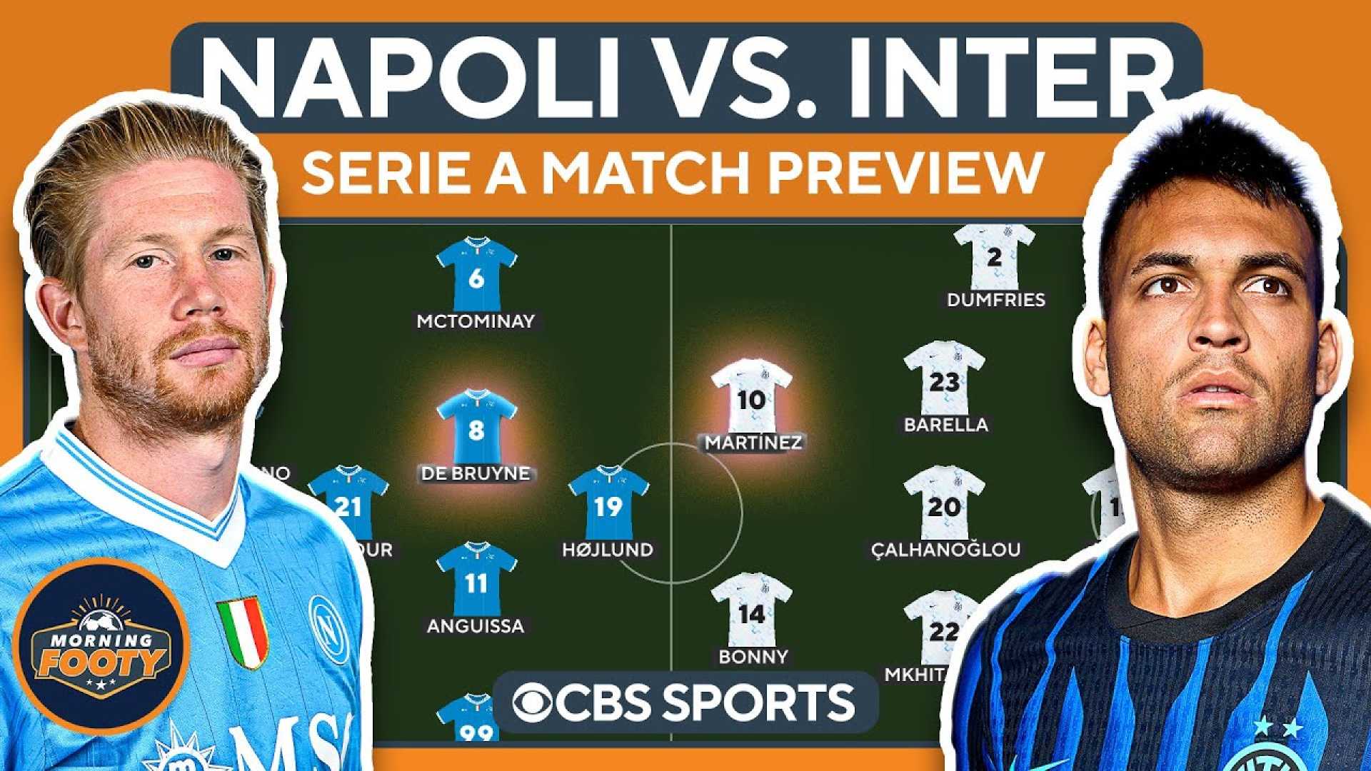 Napoli Vs Inter Serie A Match