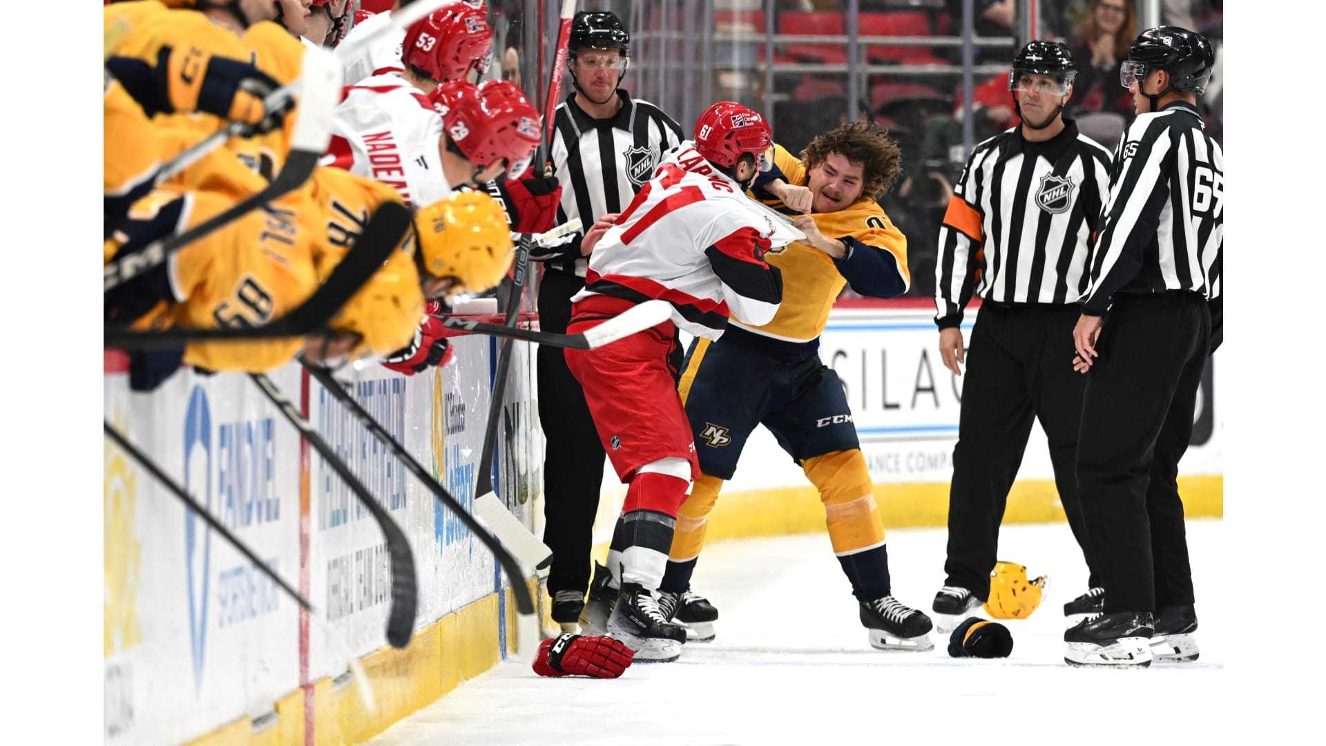 Nashville Predators Carolina Hurricanes Preseason Game