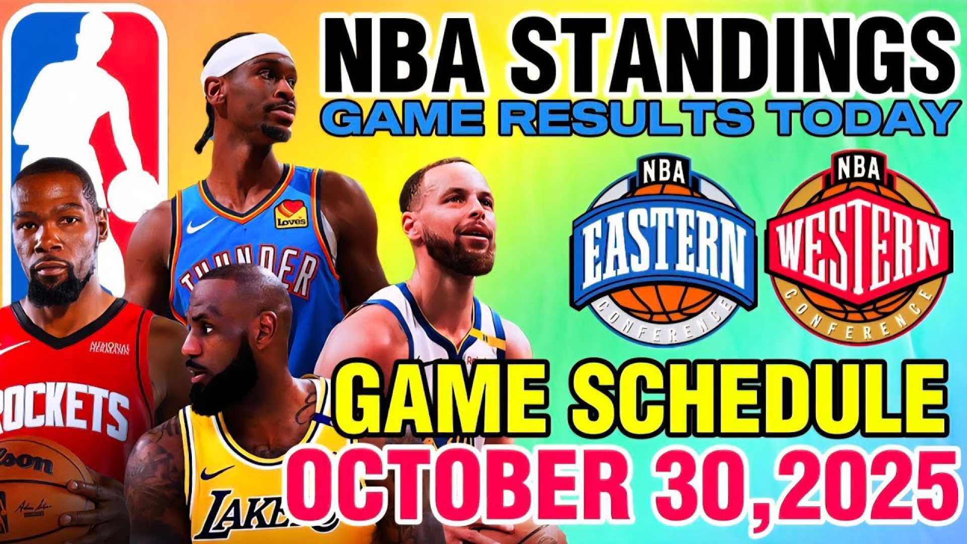 Nba Games Wednesday October 30 2025