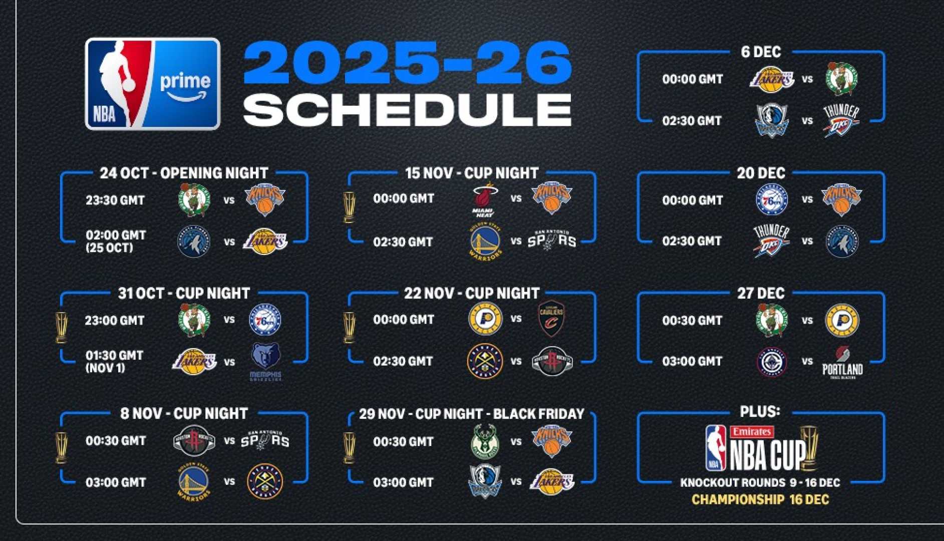 Nba Matchups Opening Night 2025