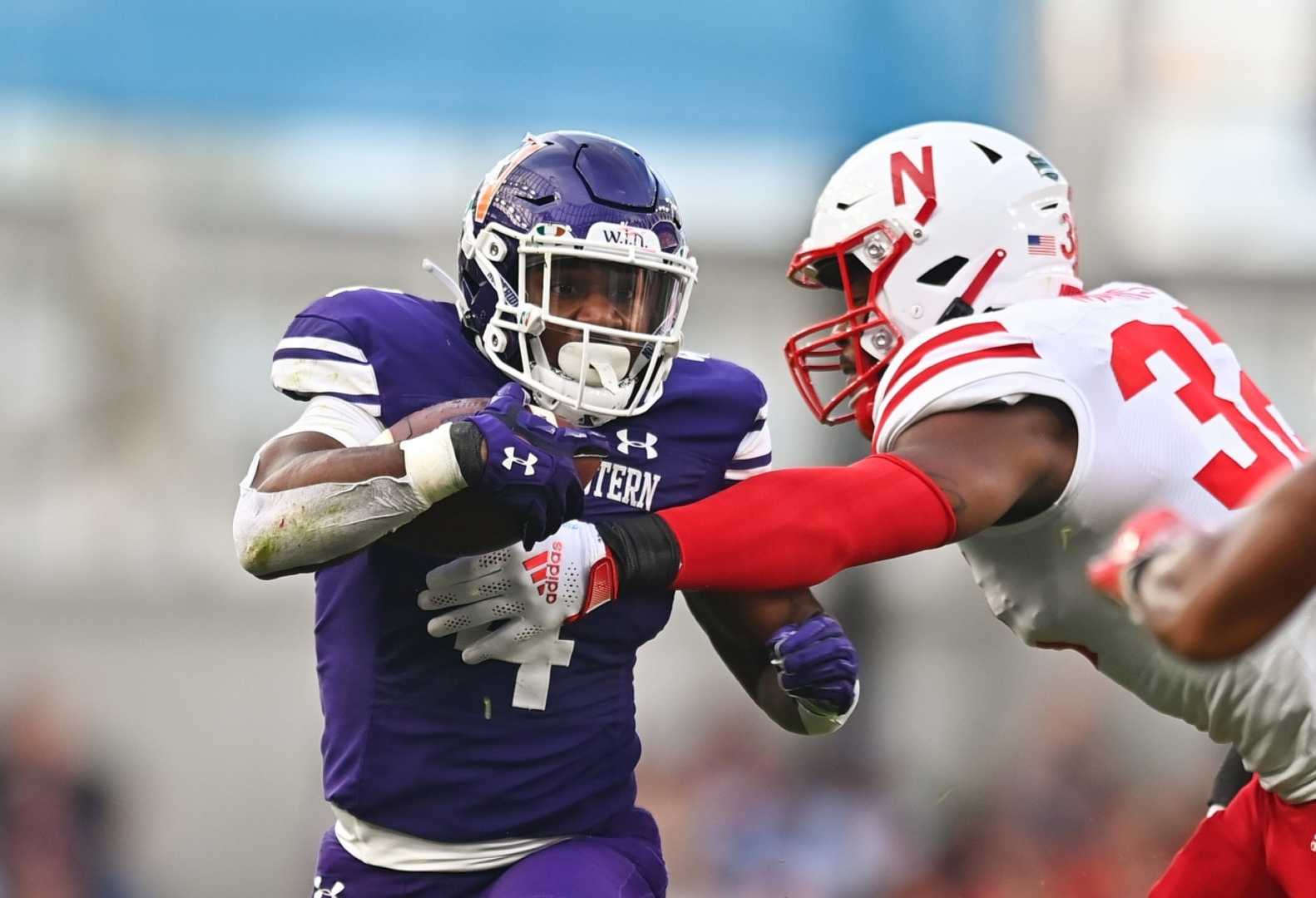 Nebraska Football Team And Northwestern Matchup