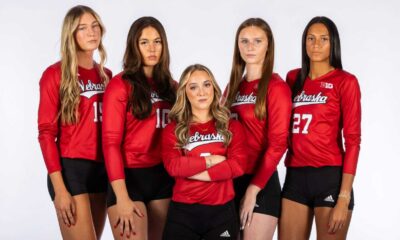 Nebraska Volleyball Team Action