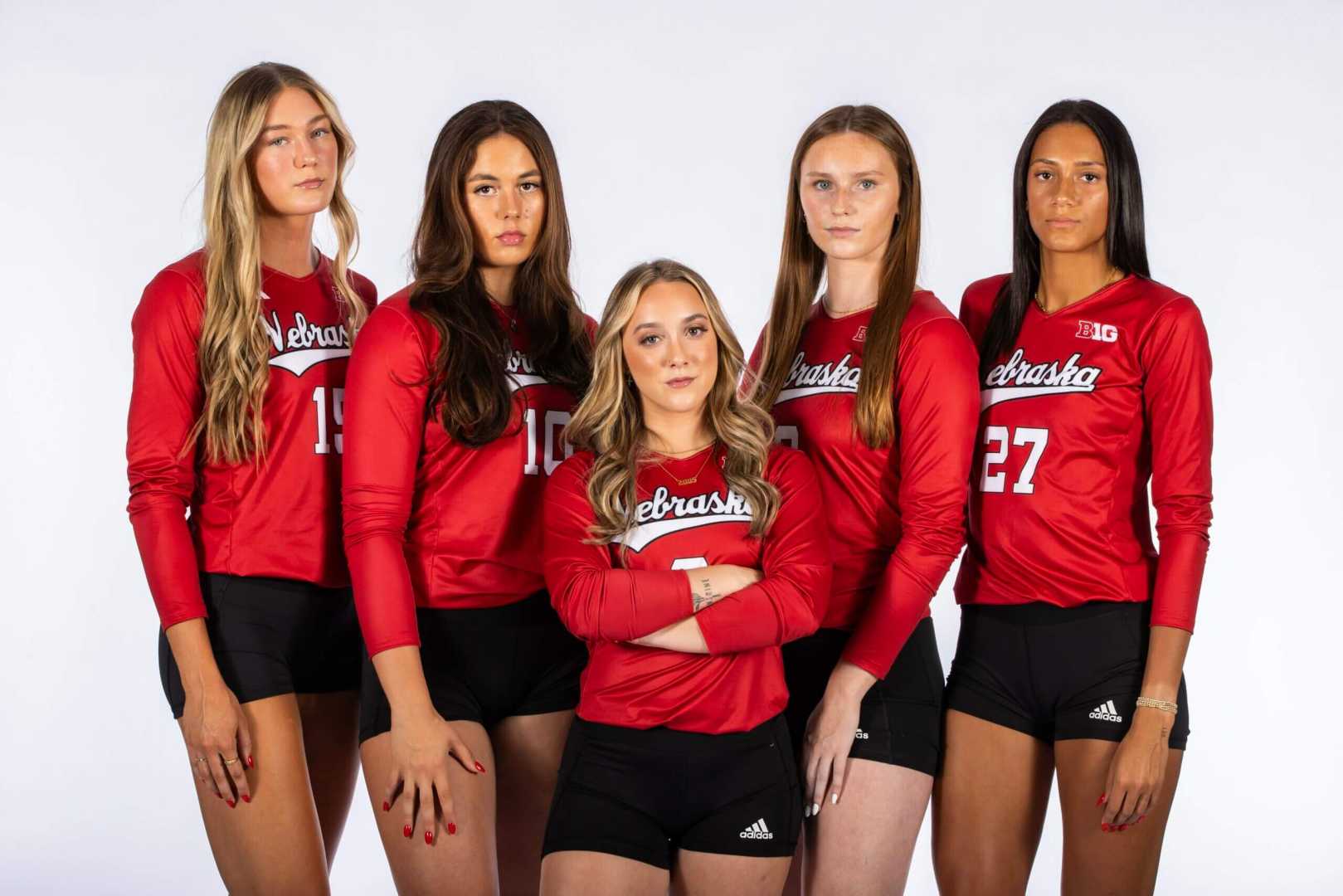 Nebraska Volleyball Team Action