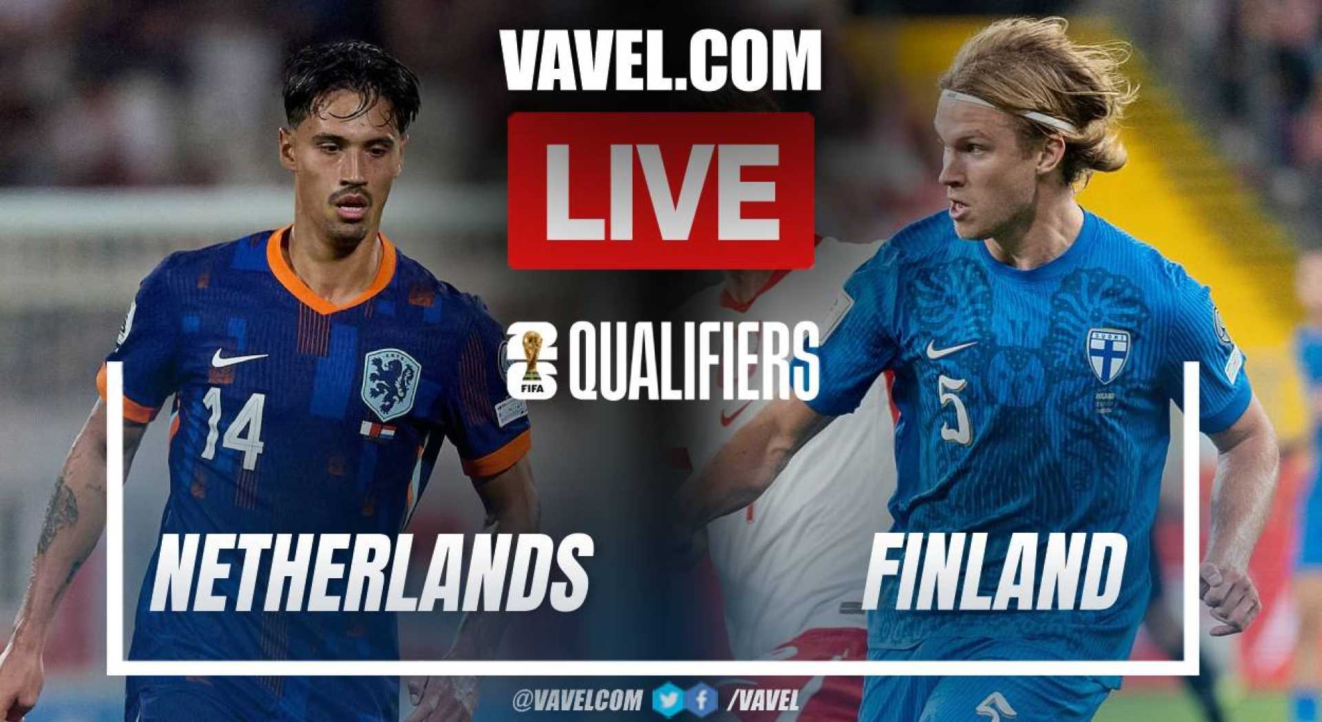 Netherlands Vs Finland Soccer Match
