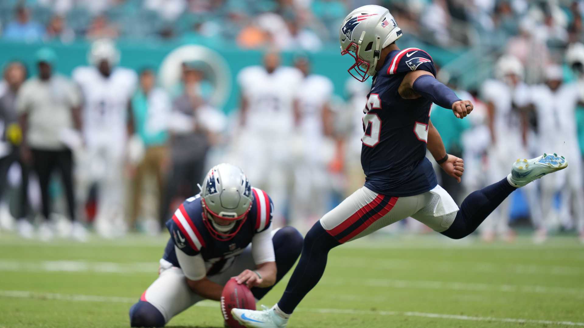 New England Patriots Kicker Andy Borregales