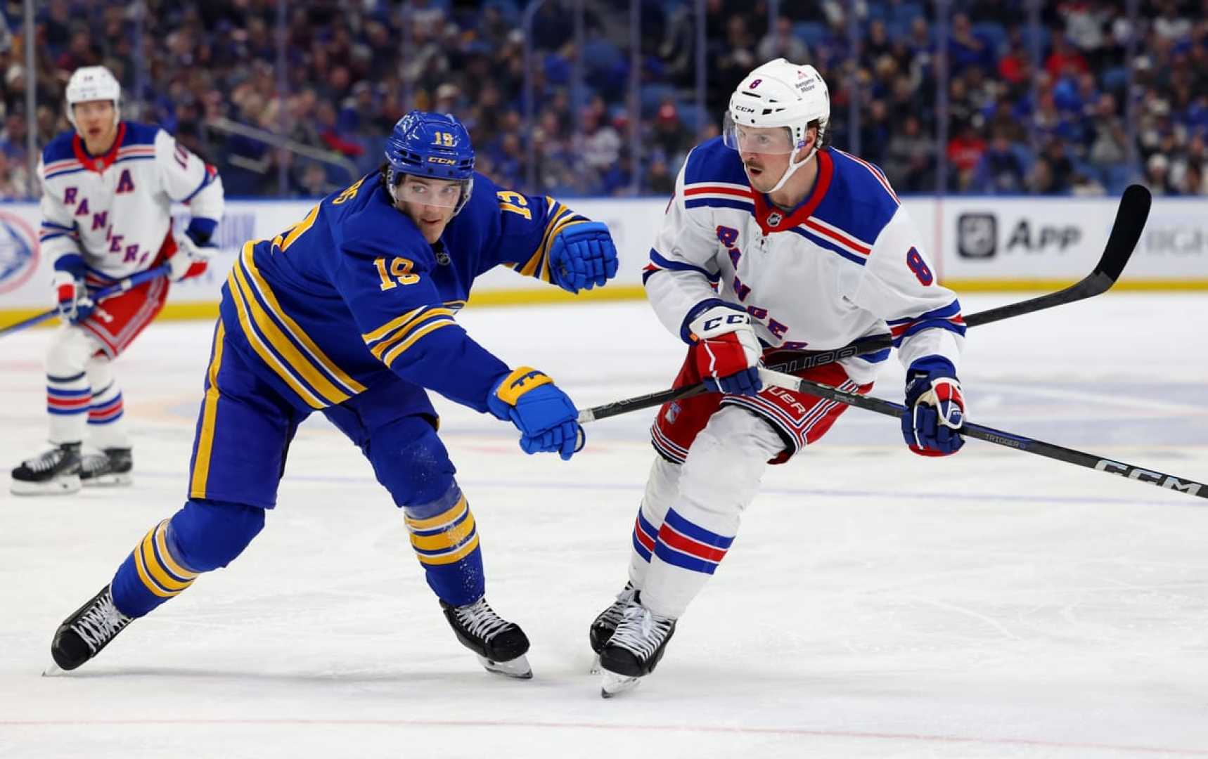 New York Rangers Vs Buffalo Sabres Hockey