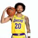 Nick Smith Jr. Los Angeles Lakers Media Day