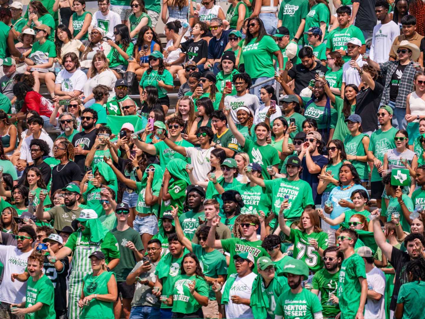 North Texas Datcu Stadium Crowd