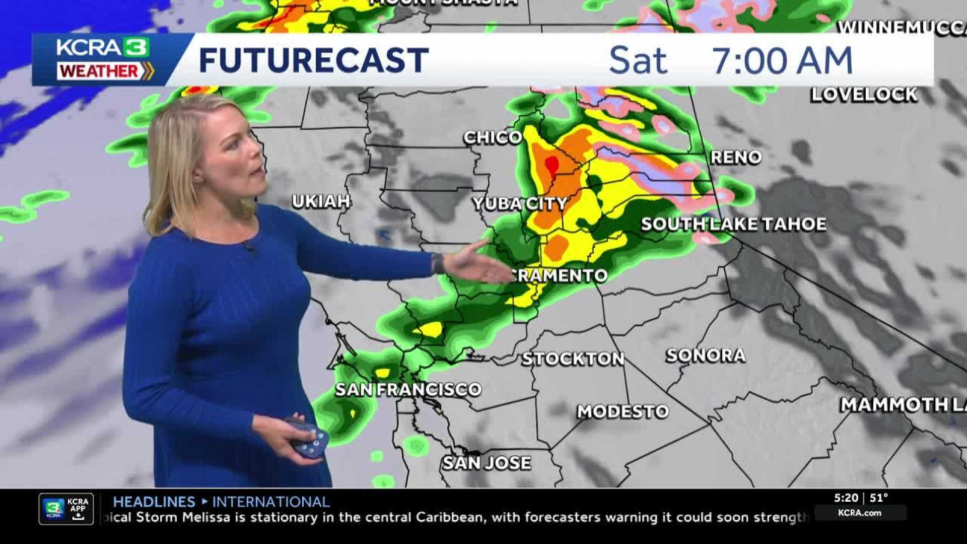 Northern California Weather Forecast Changes