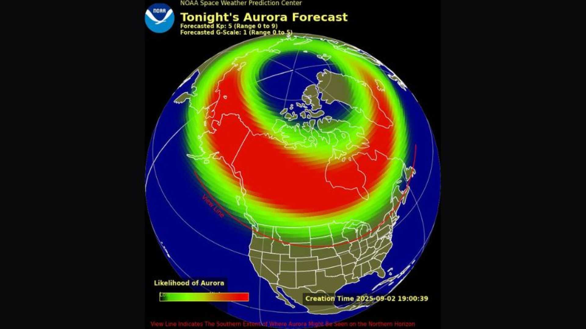 Northern Lights Aurora Weather Forecast