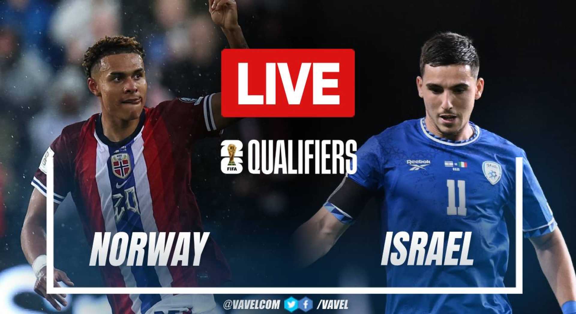 Norway Vs Israel Football Match October 2025