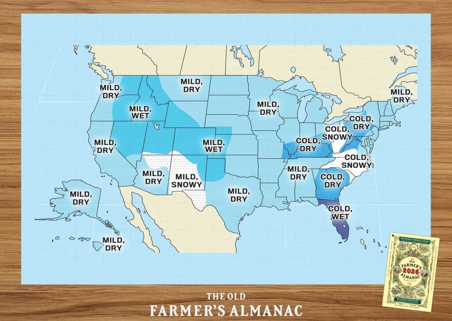 Old Farmer's Almanac Winter Forecast