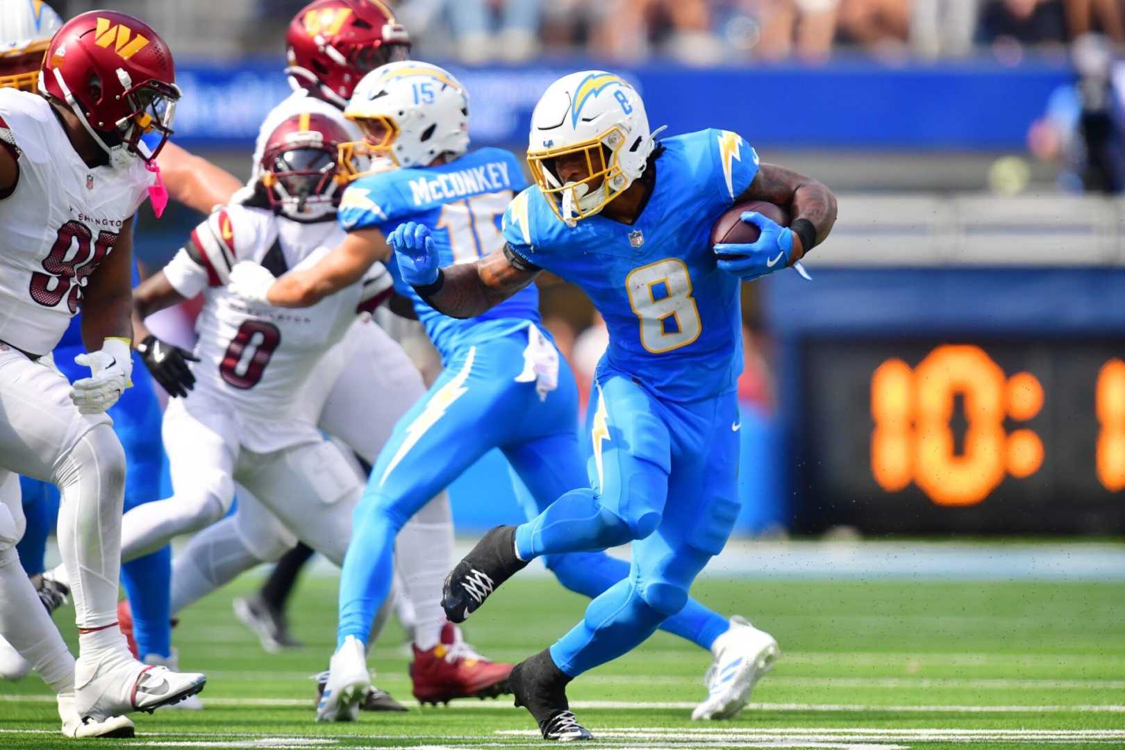 Omarion Hampton Los Angeles Chargers Injury Report